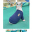 The New  Pet Clothes  Dog Costume Embroidery Crew Neck Parent-child Wear Spring and Autumn Pure Cotton Three Colors Seven Sizes