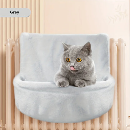 Pet Hanging Cat Bed Removable Cat Hammock Pet Bed for Radiator Cradle Hammock Durable Metal Frame Bed Cat Accessories Up to 30kg