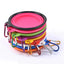 Hot Selling Camping Travel Portable Folding Dog Pet Food Water Bowl