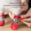 Cute Bear Cotton Dog Shoes Rubber Sole Non-slip Waterproof Cats & Dogs Socks for Chihuahua Puppy Small Medium Pets Snow Boots