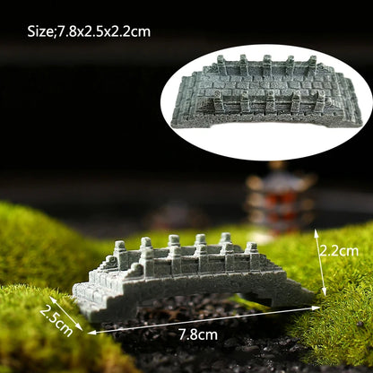 Resin Small Bridge Aquarium Ornaments Decoration Artificial Mountain for fish Tank Resin Aquarium Ornament Fish Tank Background