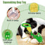 Green Dinosaur Rope Toy Pet Chew Training Animal Toy Pet Chew Training Animal Design Oral Health Teeth Cleaning Pet Squeaky Toy
