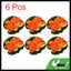 UXCELL 6pcs Artificial Decorations Floating Lotus Flower for Fish Tank Artificial Lotus Flower Plastic Decorative Ornaments