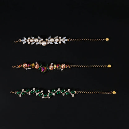 Luxury Dog Accessories for Small Medium Dogs Puppy, Blingbling Diamond Pearl Dog Cat Neckalce Adjustable Crystal Jewelry Collar