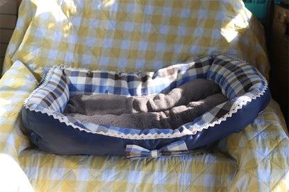 Pet Dog Bed Clearance 2025 Non Use Limited Stock Small Medium York Dog Sleeping Napping Mattress Winter Warm Home