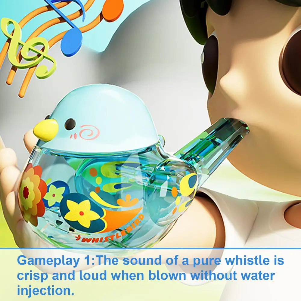 Cartoon Whistle Tide Play Fun Waterbird Plus Water Learn Bird Calls Blow Children's Musical Instrument Waterbird Whistle Toys