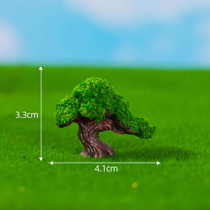Simulated Moss Small Tree Aquarium Ornaments Decoration Artificial Resin Tree for fish Tank Creative Ornament Background Home