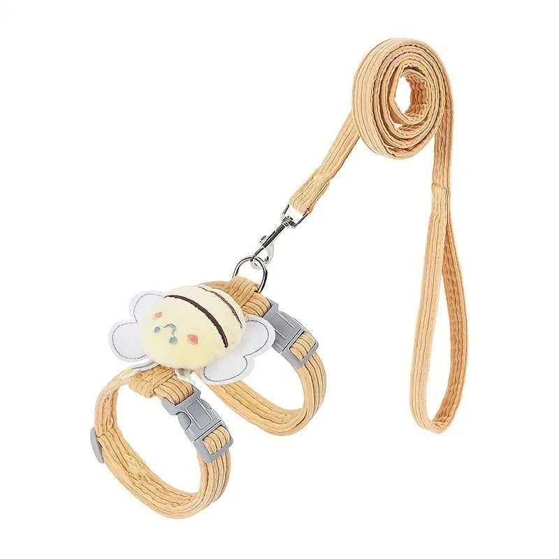 Cats Harness Products for Pets Accessories Collar Small Breeds Kittens Harness Pet Leash Necklace Collars Things