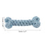 Uxcell Dogs Chew Toys Teeth Cleaning Cotton Rope Puppy Teethings Chewer Durable Braided Bite Resistant Chewing Doll Pet Supplies
