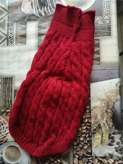 Warm Dog Clothes Knitted Clothes for Dogs Chihuahua Sweater for Small Dogs Winter Clothes for Sphinx Cat Dog Sweater for York