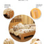 Cat Bed Wooden Cat And Dog Bed With Teddy Bear Pattern Indoor Pet Furniture Floor To Ceiling Bed(20*11inch)Comfortable Durable