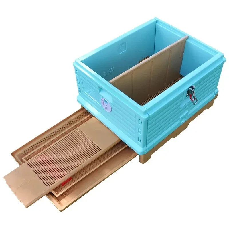 Beekeeping Hive 3 Tier 10 Frames Lang Style Honey Bee Hive Insulated Plastic Multi-Purpose Plastic Bee Hive