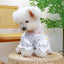 Daisy Embroidery Fancy Dresses for Small Dogs Hollow Veil Princess Party Cat Clothing York Dog New Designer Spring Puppy Clothes