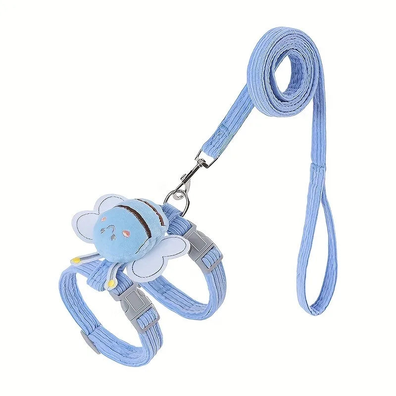 Cats Harness Products for Pets Accessories Collar Small Breeds Kittens Harness Pet Leash Necklace Collars Things