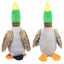 Durable Plush Duck Dog Toy for Aggressive Chewers Pet Mallard Duck Dog Toy Squeaky Plush Puppy Toy for Small Medium Large Dogs