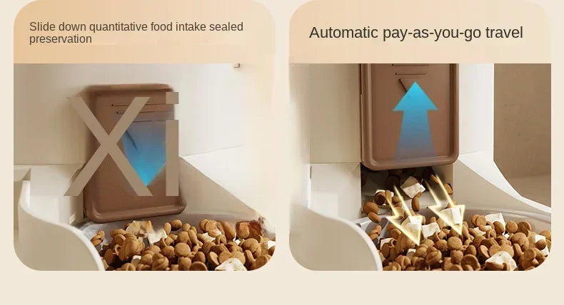 New Type of Pet Cat Large Water Dispenser Automatic Water Feeder Food Container Water and Grain Integrated Dry Wet Separation