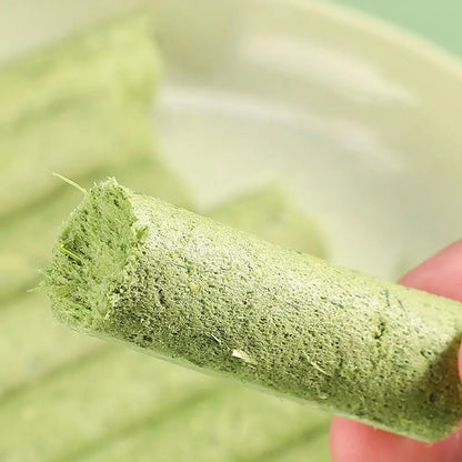 6PCS Cat Grass Teeth Grinding Stick Pet Snacks Hairball Removal Mild Hair Row Ready To Eat Cat Baby Cat Teeth Cleaner Teeth Care