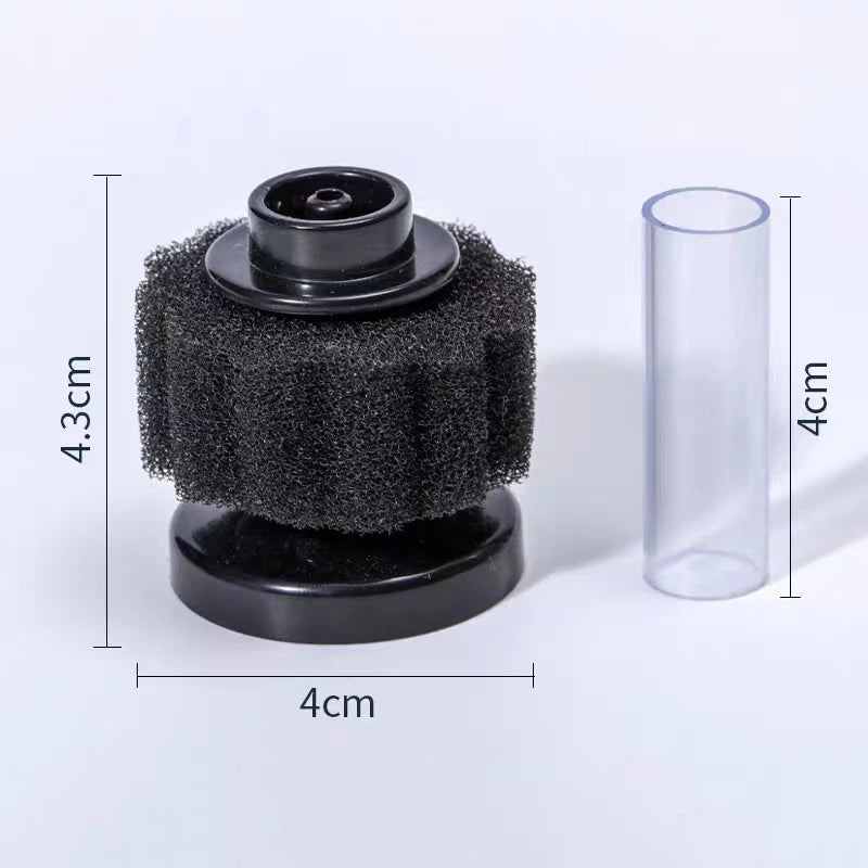 Mini Aquarium Sponge Filter Fish Tank Shrimp Pond Air Pump Biochemical Sponge Filter Aquarium Filtration Filter BioSponge Filter