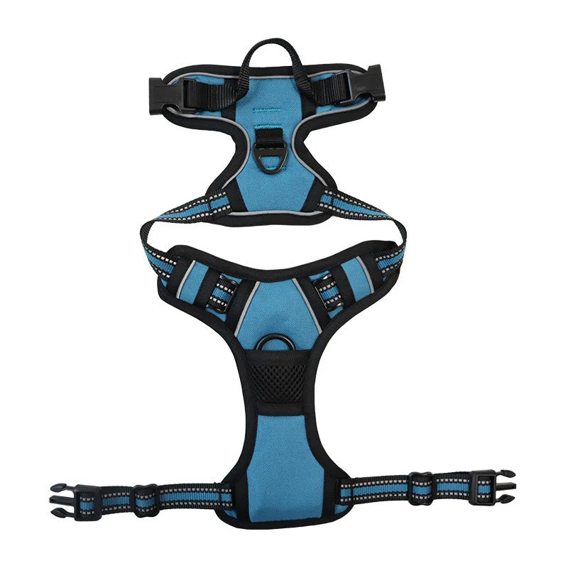 Pet Dog Harness Reflective Adjustable Breathable Vest Chest Strap for Small Medium Big Dogs Cats Collar Harness Dog Accessoires