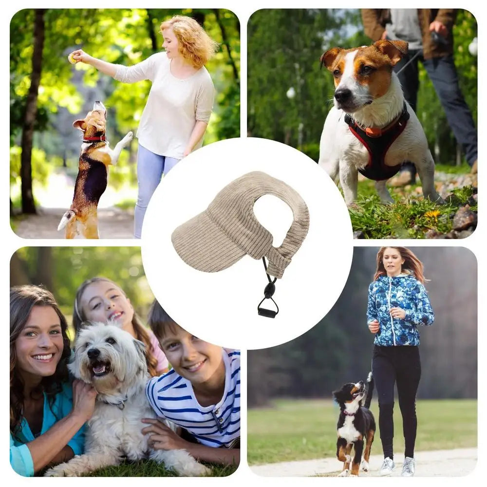 Dog Hat with Ear Holes Pet Dog Sport Cat Fashionable Travel Hat Breathable Pet Outdoor Sunbonnet UV Protection for Outdoor All