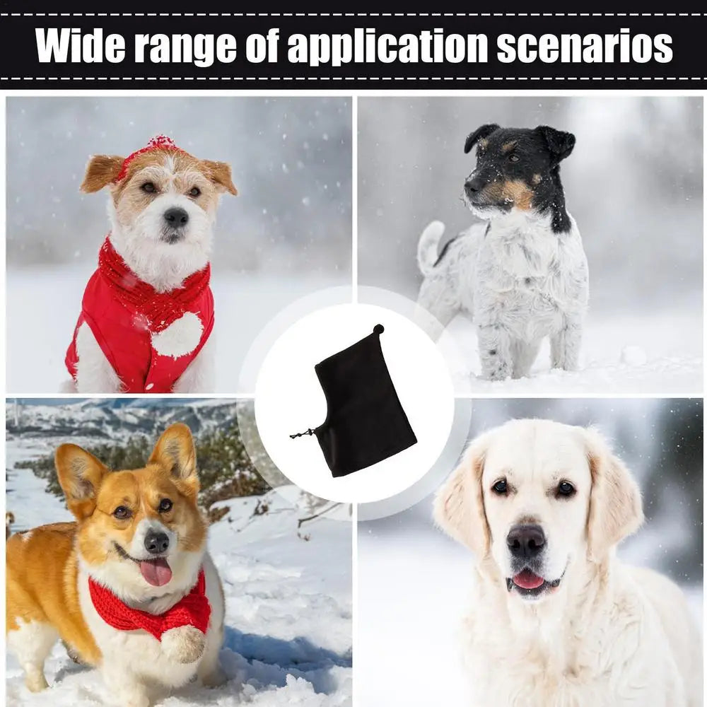 Dog Snood Head Wrap Dog Hats Winter Hat With Noise Protection Thick And Warm Winter Hat Dog Ear Cover For Hiking Camping
