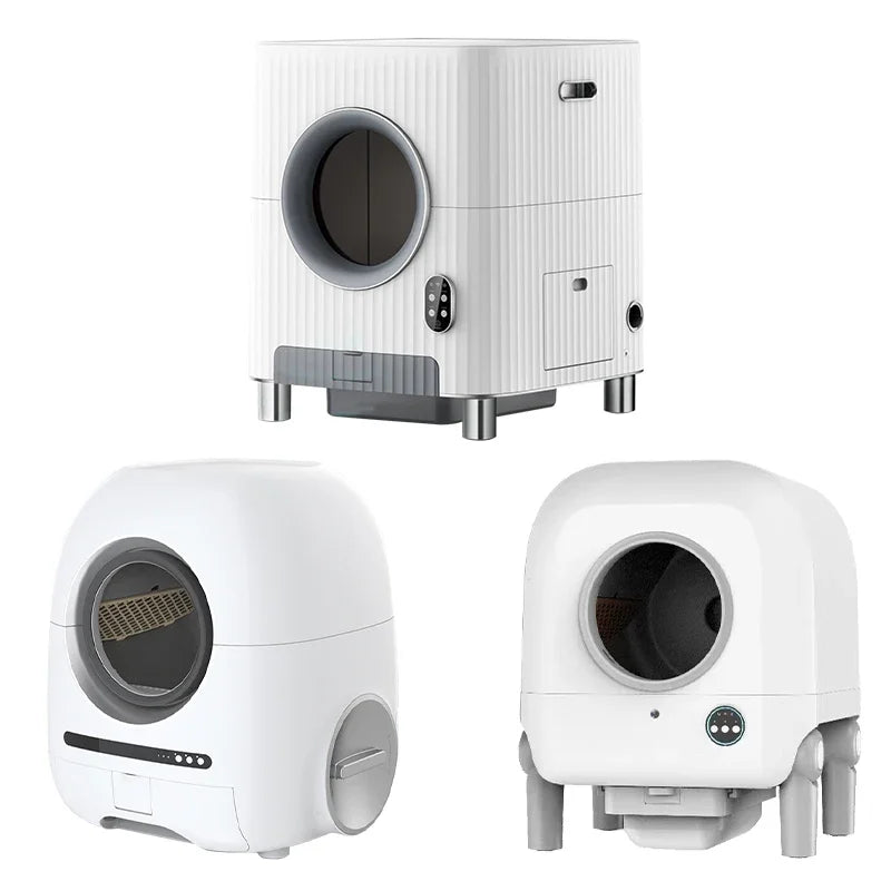 Smart cat toilet litter box extra large anti-splash litter box