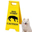 Cat Dog Vomit Caution Sign Funny Creative Dog Cat Vomit Caution Sign 3D Printed Yard Sign Cat Dog Vomit Warning Sign Board