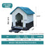 New Dog House Outdoor Waterproof Kennel All Seasons Indoor Dog House Outdoor Rainproof Sunscreen Medium and Large Dogs.