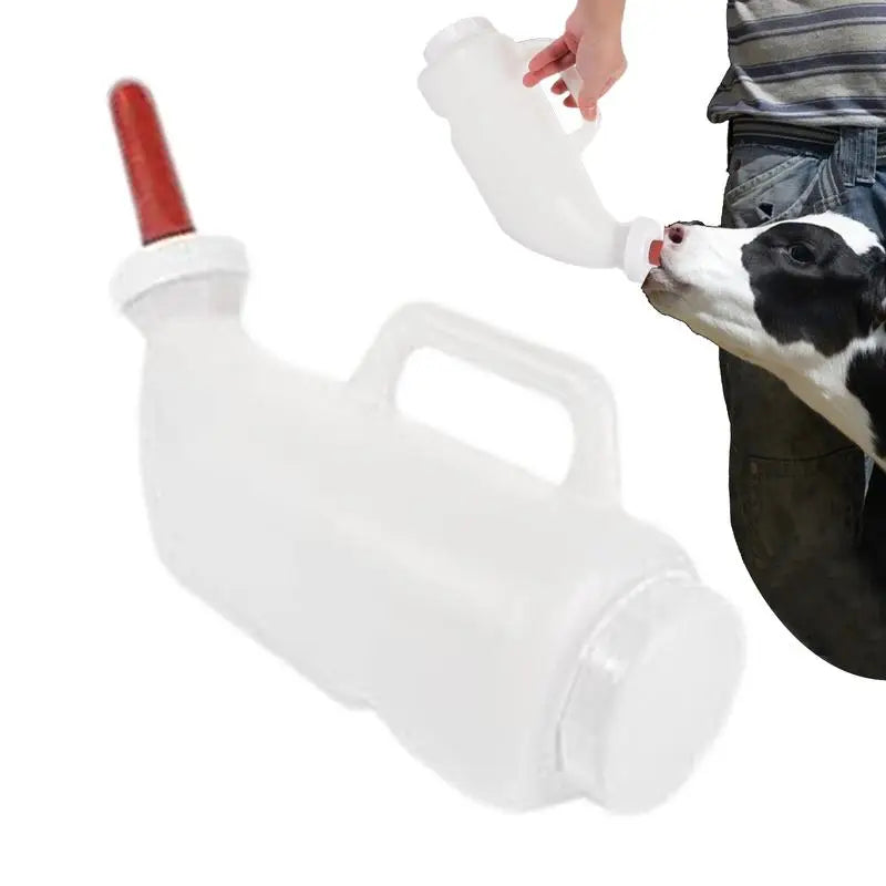 Feeder For Lambs Reusable Lamb Milk Bucket Cow Baby Bottle Ergonomic Sheep Nursing Bottle Lamb Milk Drinking Feeders Feeding
