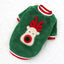Christmas Dog Clothes Hoodie Pet Dog Sweater Flannel Antlers Scarf Winter Warm Small Dog Outfit Cat Hooded Clothing Costume Coat