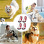 4PCS Dog Boots Dog Boots Paw Protector 5 Sizes Dog Boots With Rugged Rubber Sole Breathable Dog Boots Anti-slip For Summer