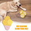 Slow Feeder Dog Bowl Dog Feeding Bowls Silicone Ice Cream Shaped Food Bowl Dog Dishes with Suction Cup Cat Feeder for Healthy