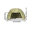 Grass House for Rabbits Folding Beds Guinea Pig Hideouts Small Animal Play Hideaway Bed Habitat Decor Pet Hay Bed Playhouse