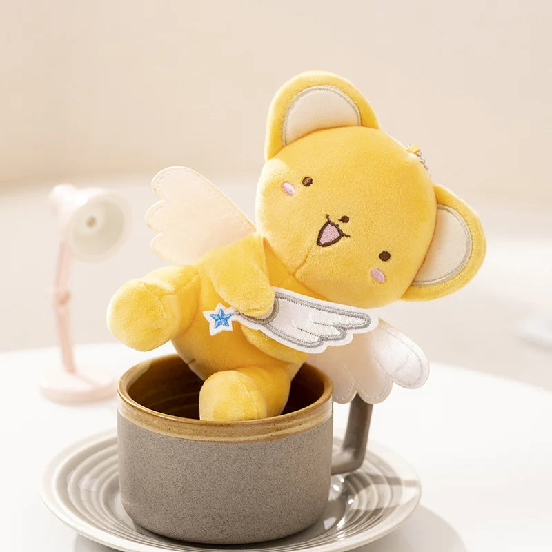 13cm Cute Cat With Wing Plush Doll Pendant Doll Beautiful Room Car Bag Decoration Pendant Opening Holiday Gift