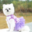 2023Summer Hotsell Sweet Princess Dog Dress Puppy Skirt Cat Clothes Peach Flower Mesh Pet Clothes Chihuahua York Wedding Dresses