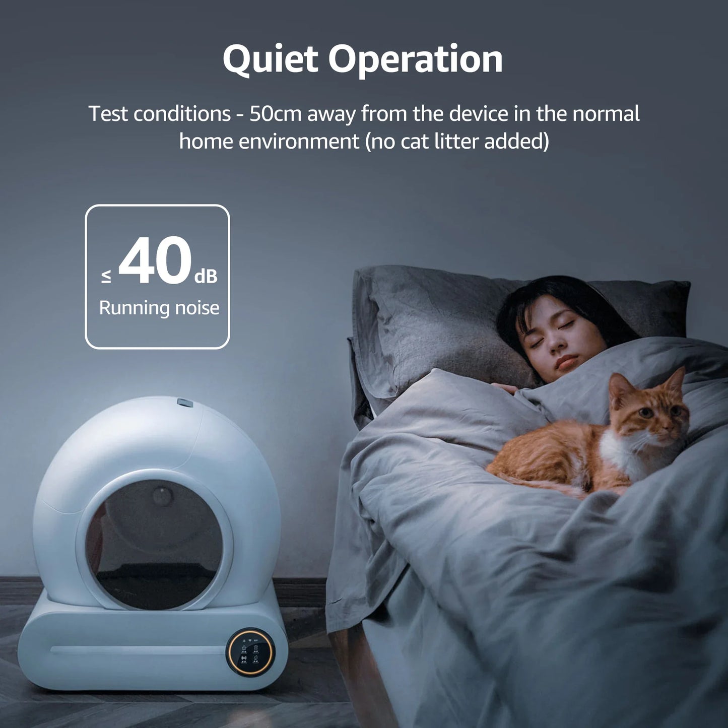 65L Large APP WIFI Control Cat Toilet Automatic Odor Removal Automatic Cat Litter Box SmartSelf Cleaning Cat Litter Box