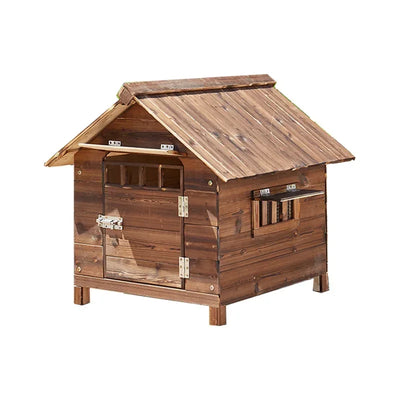 Dog Kennel Outdoor Rainproof Anti-corrosion Four Seasons Universal Dog Kennel Winter Warm Large Dog Kennel