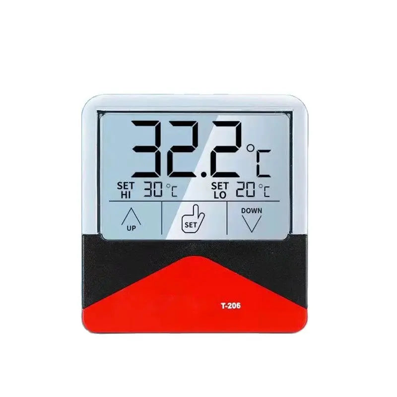 External Aquarium LCD Digital Fish Tank Thermometer Touch Screen Temperature Meter Temperature Control For Fish Tank Accurate