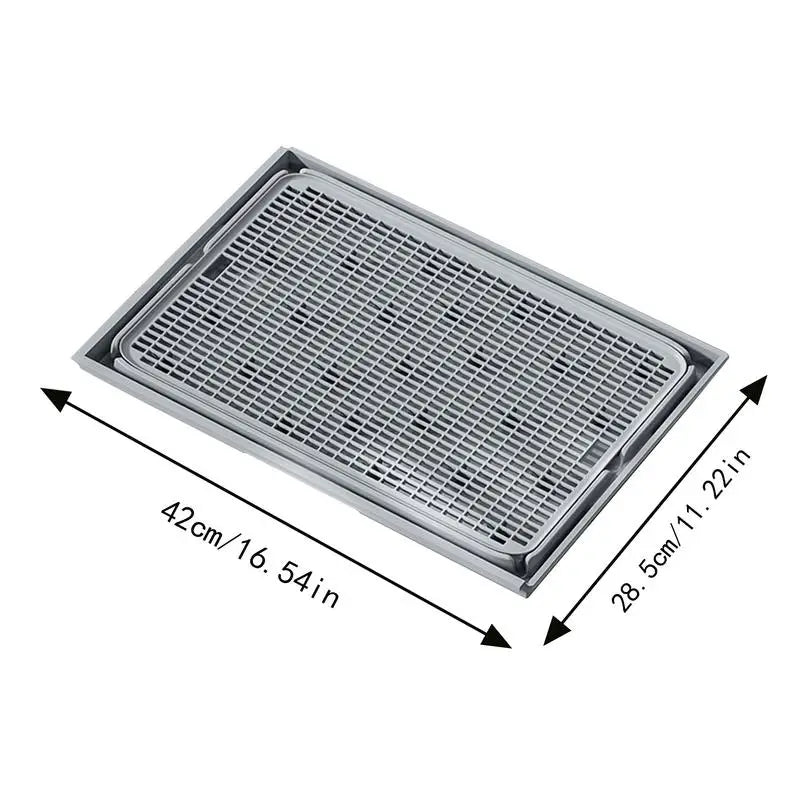 Litter Catcher Mat Litter Trapping Mat Double-Laye Cat Litter Pads Detachable Cat Box Mat Litter Mat Trapper For Home Pet Shops