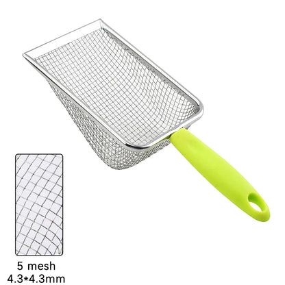 Cat Litter Scoop Metal Cat Litter Shovel Comfortable Handle Scoop For Cats Toilet Cleaning Tools Stainless Steel Cats Shovel