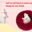 Plush Circular Pet Nest Winter Cat Nest Dog Nest Warm Detachable Washable Round Cat Nest Pet Bed Seasonal Universal Decoration