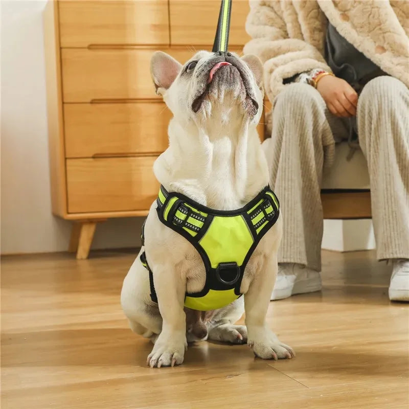 Pet Dog Harness Reflective Adjustable Breathable Vest Chest Strap for Small Medium Big Dogs Cats Collar Harness Dog Accessoires