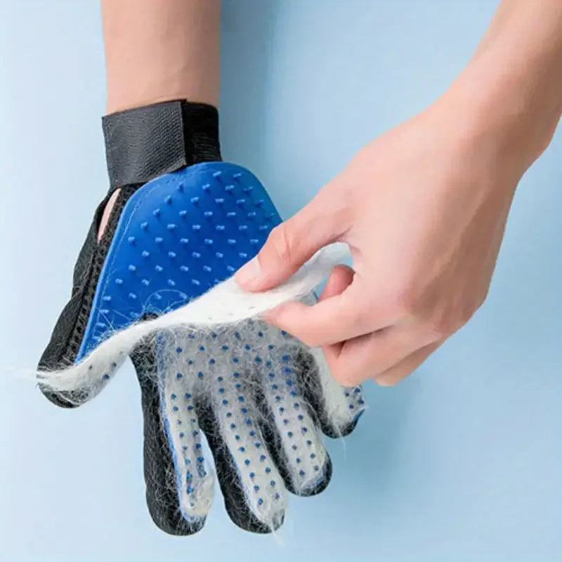 Pet Grooming Glove For Cats Brush Comb Cat Hackle Pet Deshedding Brush Glove For Animal Dog Pet Hair Gloves For Dog Grooming