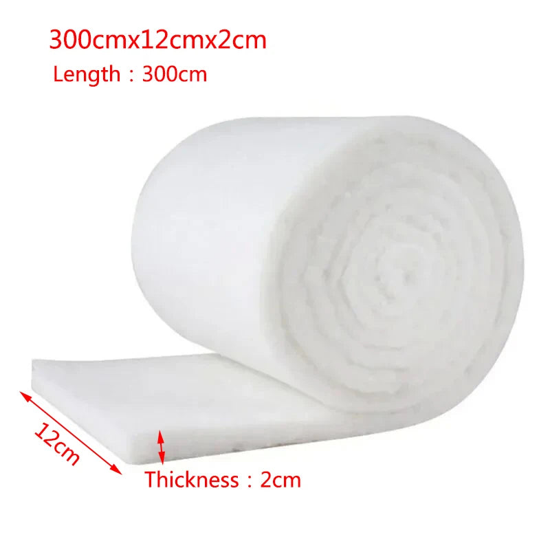 Aquarium Filter Super Thick Biochemical Filter Cotton Sponge for Aquarium Fish Tank Bio Cotton Foam Skimmer 50x12x3cm 100x12x3cm