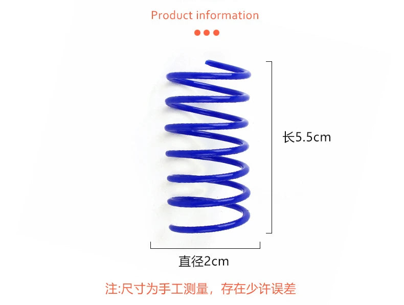 Pet Cat Self-hey Toy Colored Spring Jumping Funny Cat  Tumblers Toy Cat Supplies Pet Products for Cats Cat Toys Interactive