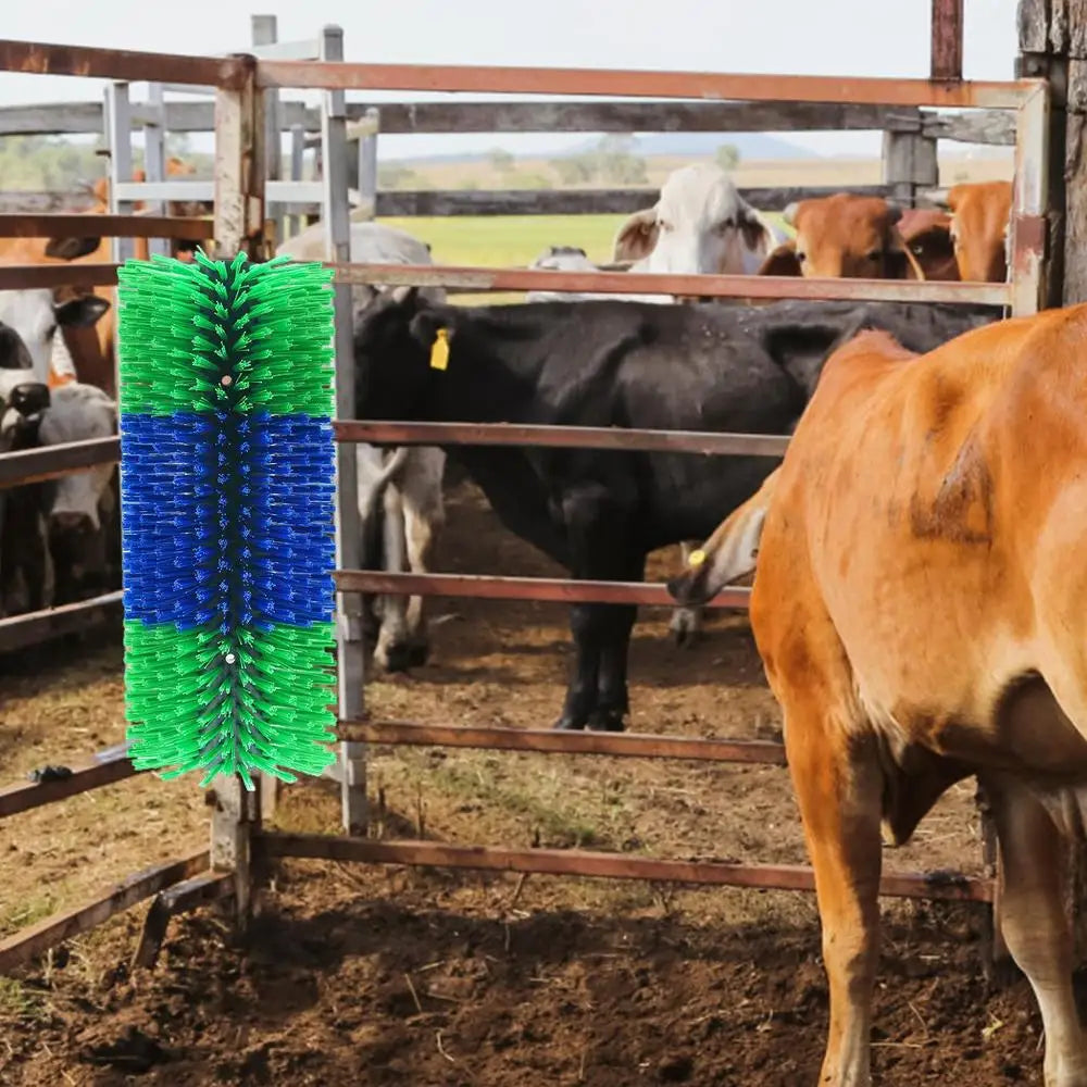 Livestock Scratch Brush Massage Grooming Brush Cow Brush Cattle Brush Horse Cow Scratcher Livestock Brush for Horse Cattle Sheep