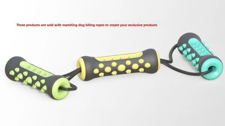 Pet Supplies Wholesale Amazon New Product Dog Toys Molar Stick Resistant to Chewing Teeth Cleaning Dog Toothbrush Feeder