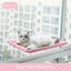 Foldable Cat Window Perch Bed Hammock Cat Window Wall Perch Hammock Seat with 4 Strong Suction Cups