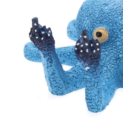 UXCELL Stylish Fish Tank Resin Decor Aquarium Ornament Funny Octopus Landscaping Statue for Aquarium Fish Tank Decorations