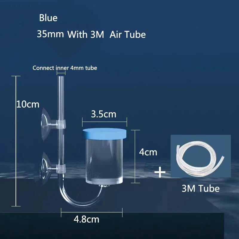 Acrylic Air Pump Sand Stone Aquarium Oxygen Pump Fresh Air Stone Nano Bubble Bar Aquarium Fish Tank Aerator Pump Hot Selling